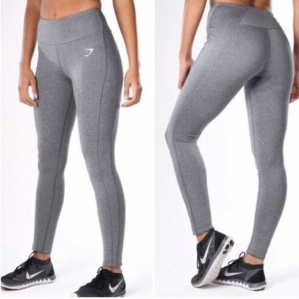 Gymshark grey side pocket leggings